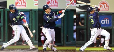 楽１-８ヤ（２７日）塩見３連発、ヤクルト快勝