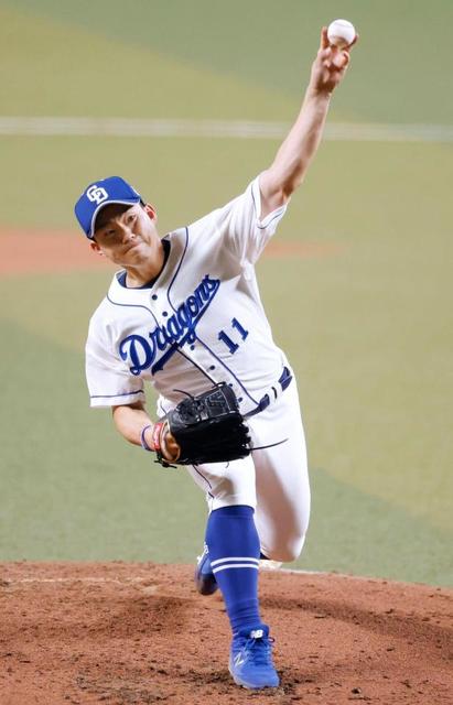 中日・小笠原　田中将に投げ勝った　甲子園Ｖ腕対決制す「仲間を信頼して投げた」