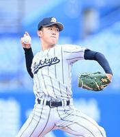 力投する仏教大・木村（撮影・高石航平）