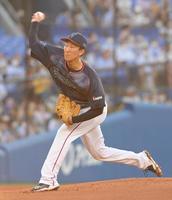 　阪神戦に先発した大貫（撮影・堀内翔）