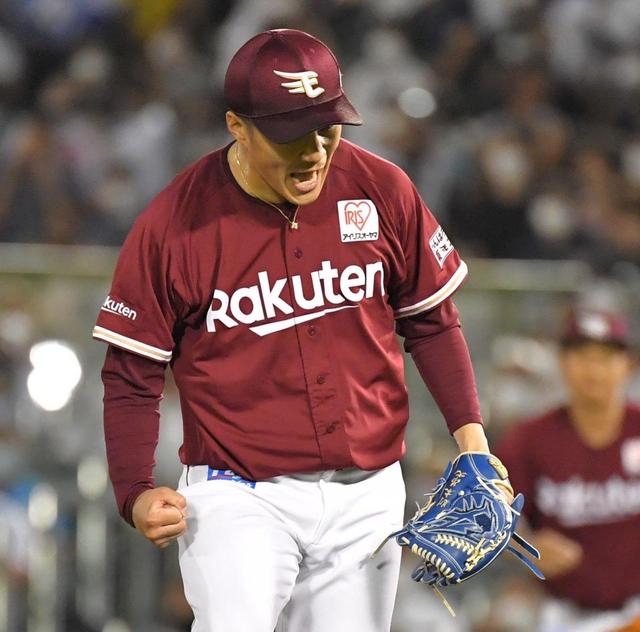 楽天・則本　ほっと神戸で４戦４勝！八回途中１失点１０Ｋで今季６勝目