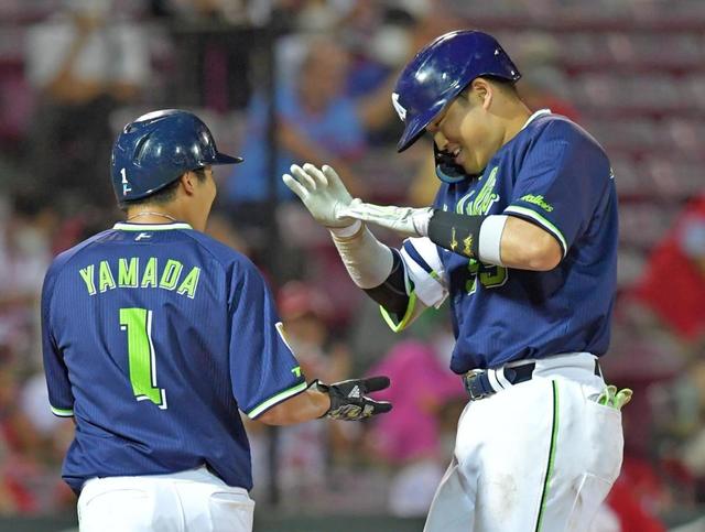 ヤクルト・村上　三冠王射程圏！　本塁打、打点の２冠に打率は９毛差　「また明日も」