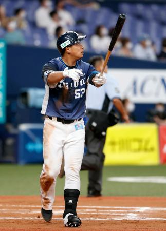 オ４-５西（５日）愛斗が勝ち越しソロ