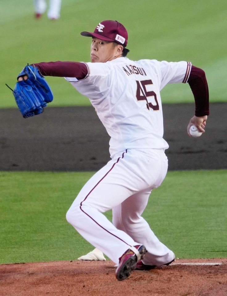 　先発でプロ初登板した松井友