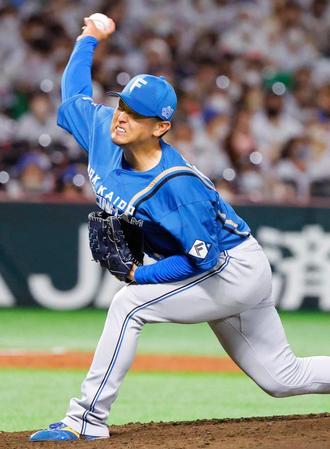 　今季初先発で初勝利を挙げた日本ハム・池田＝ペイペイドーム