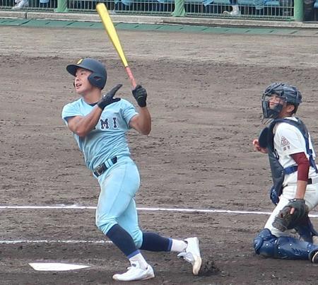 　先発出場するも、５打数無安打だった近江・山田