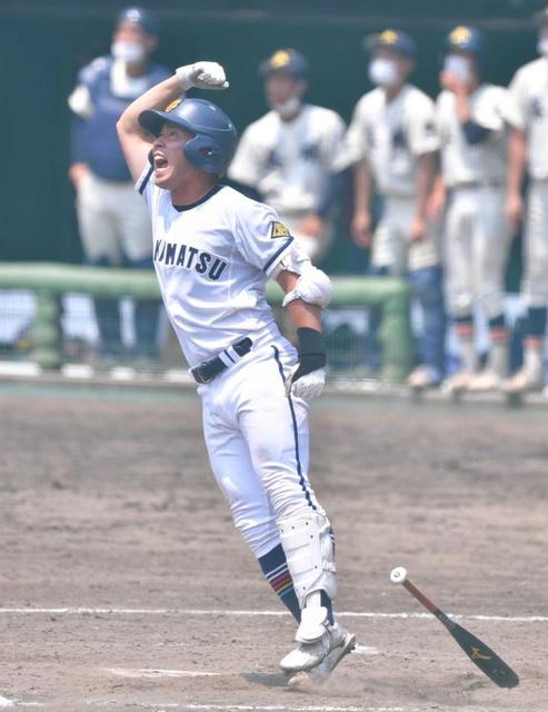 ドラフト候補・浅野翔吾　ＰＬ清原に並んだ！高校通算６４号　高松商３大会連続の聖地へ