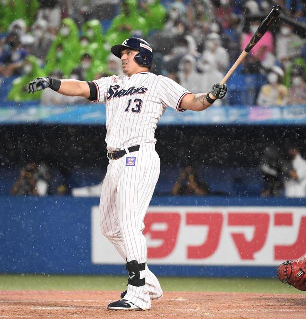 ヤクルト 本塁打での得点続く オスナが同点の13号ソロ/野球