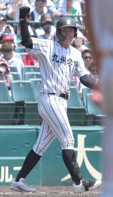 九州学院・村上慶太が現ヤクルトの兄・宗隆が果たせなかった聖地安打刻む　六回に三塁打