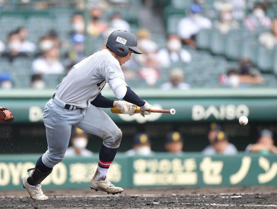 仙台育英 機動力生かして加点 ７年ぶり４強へ仙台育英がリード 野球 デイリースポーツ Online