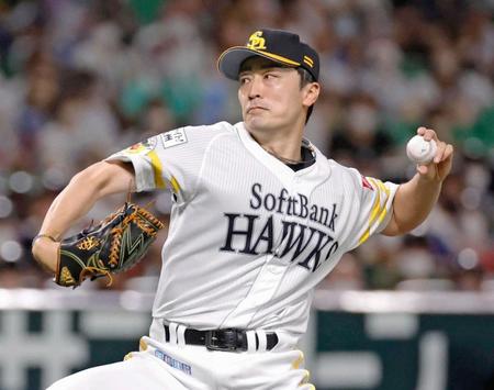 　５回１失点で４勝目を挙げたソフトバンク・和田＝ペイペイドーム