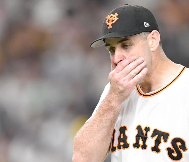 巨人・シューメーカー８敗目　登録抹消へ