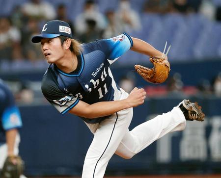 　オリックス戦に先発した今井