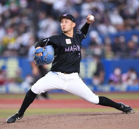 　７回１失点の好投で今季３勝目を挙げた小島（撮影・開出牧）