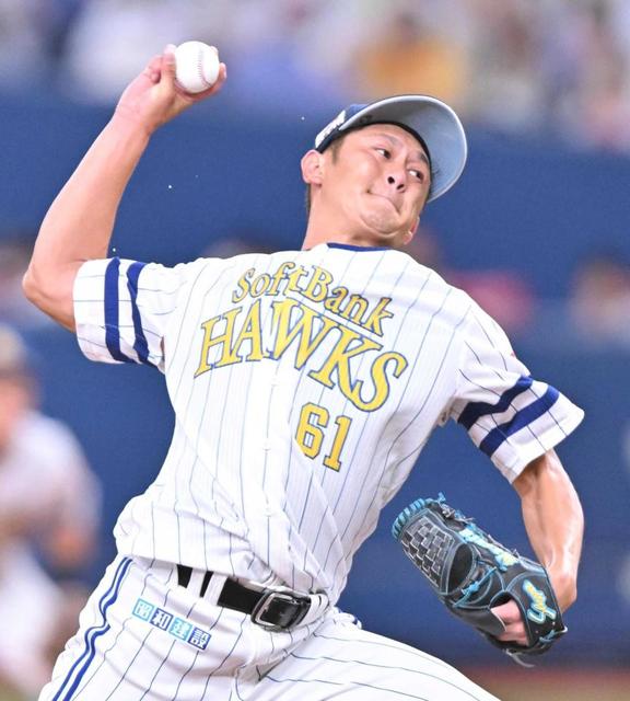 ２６歳で入団の苦労人　ソフトバンク・奥村がプロ初先発で力投５回１失点