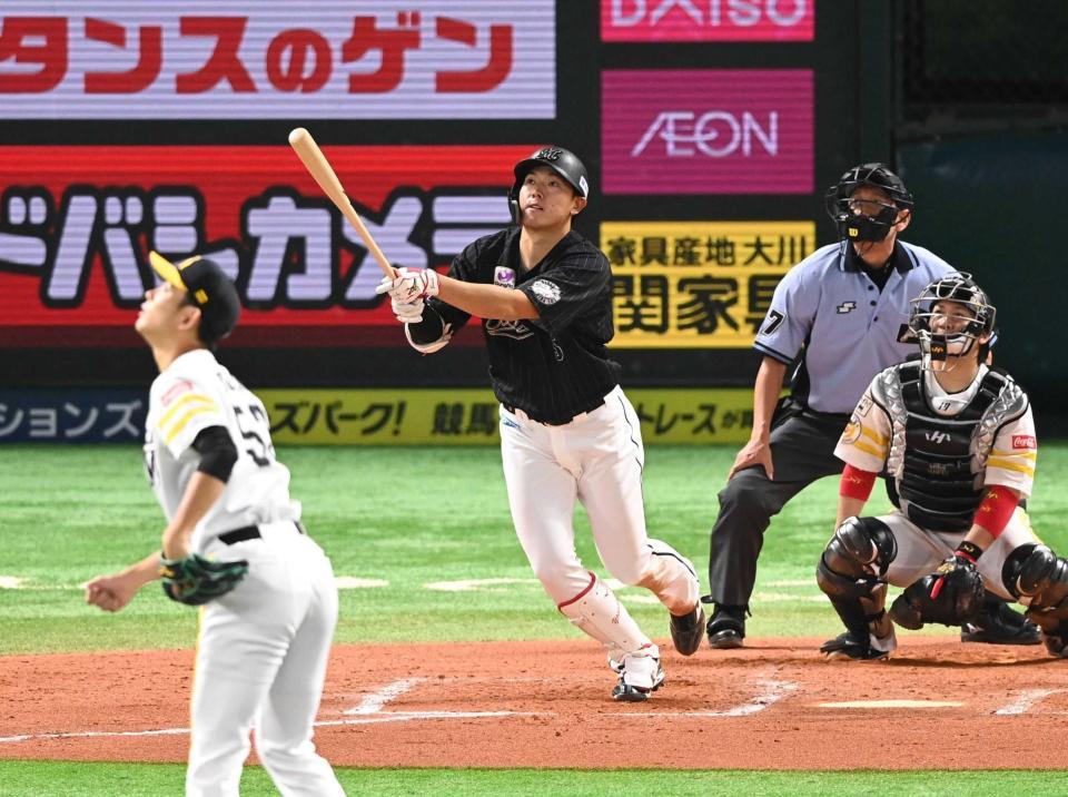 ロッテ・安田６号ソロ＆先制Ｖ打 ３カード連続勝ち越し！/野球