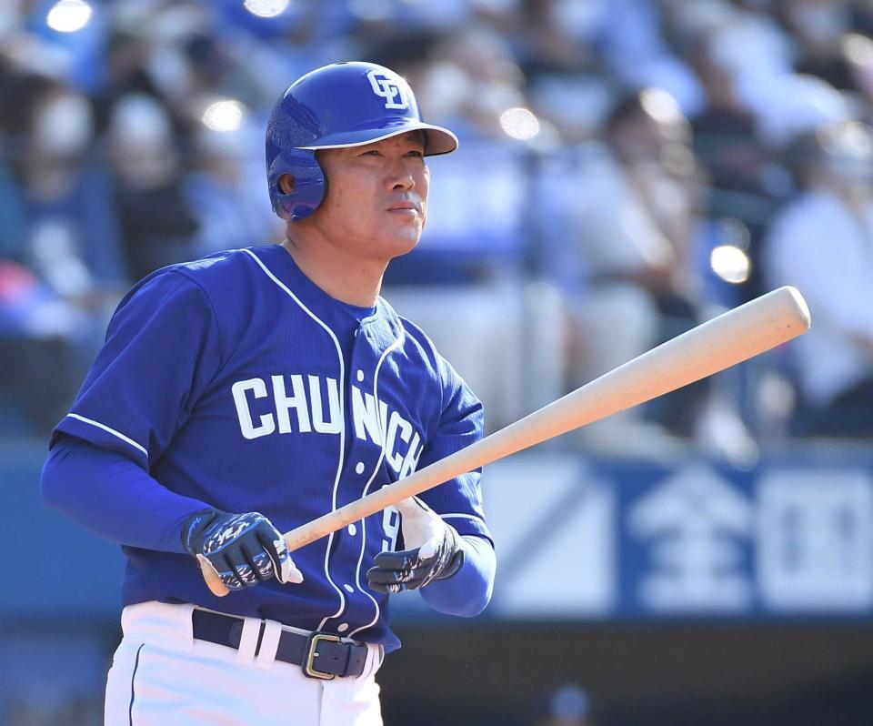 　現役引退する考えを固めた中日・福留