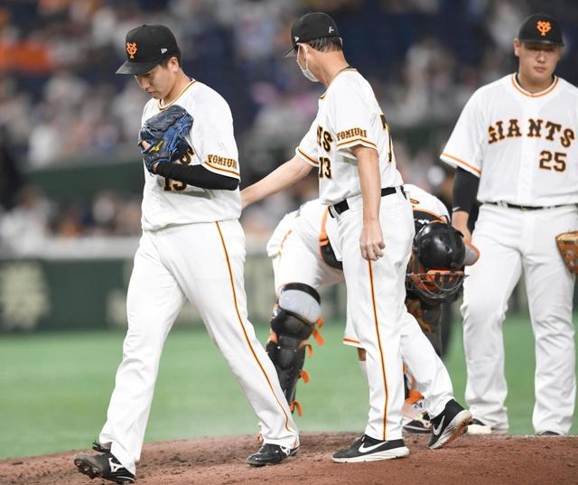 巨人　最下位中日に痛恨敗戦　延長十回大勢投入もミス連発で決勝点献上　虎、鯉敗れＣＳ争い絶好機も