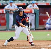 　２回、２点適時打を放つ浅野