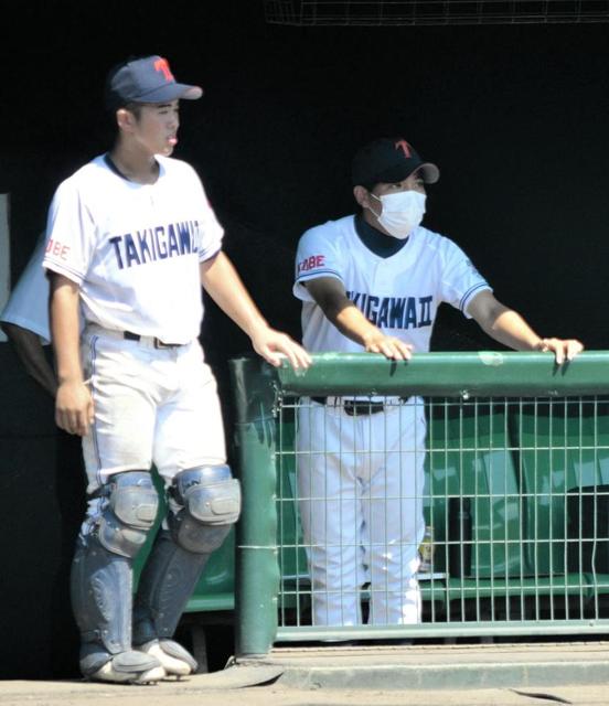 背番号付き】滝川第二高校野球ユニフォーム 公式戦 帽子