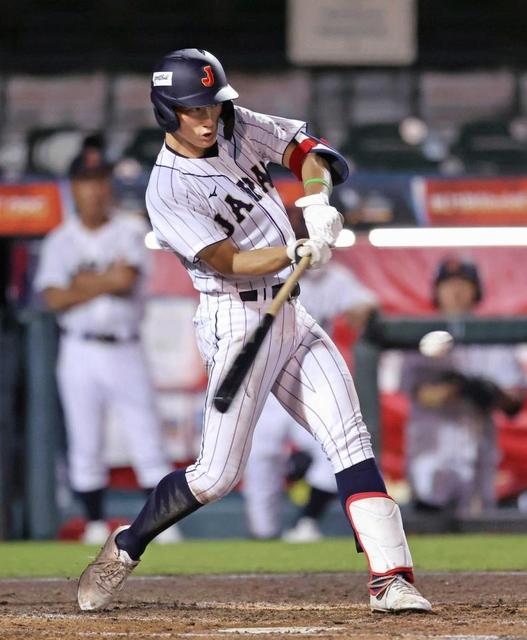 U18日本、10点爆勝 浅野2得点!4連笑で2次L進出 安打数、得点数トップ
