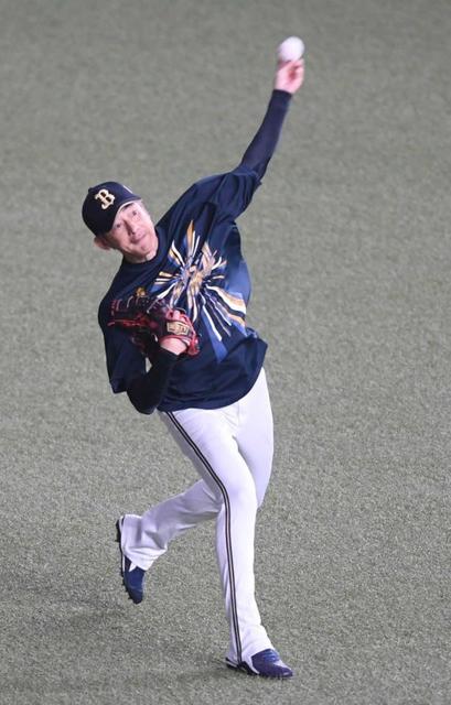 オリックス能見　１６日に引退会見　いつもと変わらぬ様子で試合前練習