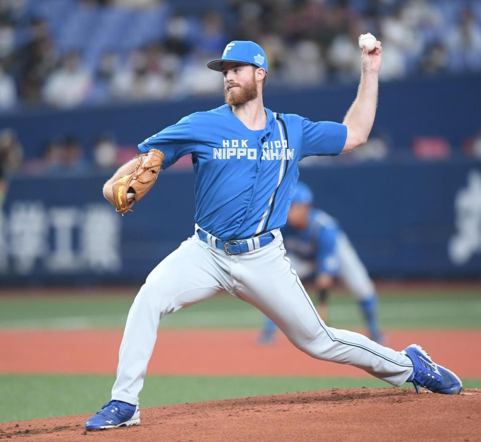 日本ハム メネズ 先発で初安打浴びる 先発７イニング目で吉田正が安打 野球 デイリースポーツ Online