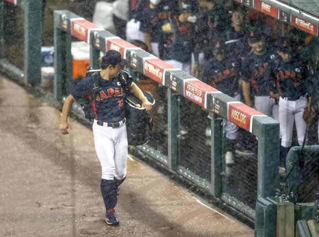 U18日本代表 米国戦は悪天候サスペンデッドに 三回3-2でリードも 18日に再開