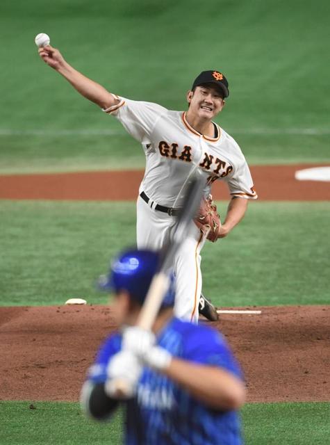 巨人・菅野が７回１失点で９勝目の権利　逆転ＣＳへ意地の好投