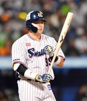 　ＣＳで、大谷モデルのバットを使用＝２１年１１月１０日