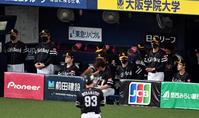 　オリックスに敗れ、暗いムードのソフトバンクナイン（撮影・山口登）