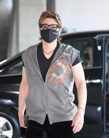 　視察に訪れた日本ハム・新庄剛志監督（撮影・田中太一）