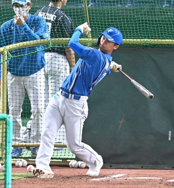 日本ハム・新庄監督　ドラ３加藤豪「代打ぐらいだったらいいのかな」５日侍戦で起用？