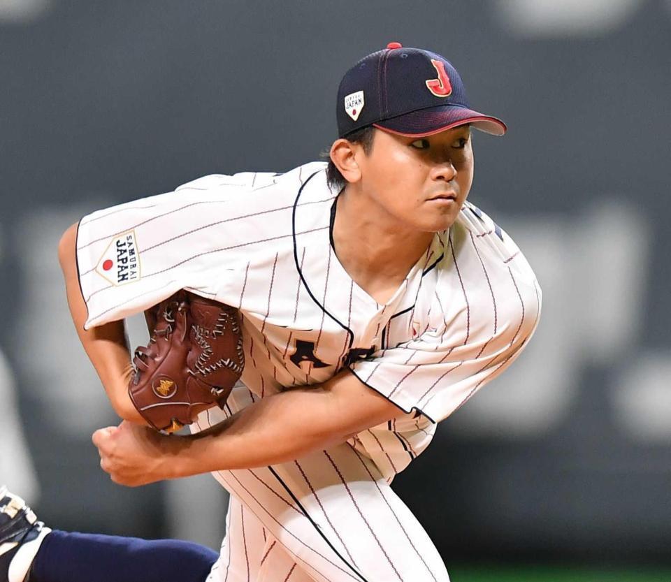 　オーストラリア戦に先発する今永