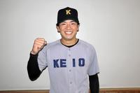 　２点タイムリーを放った慶大・坪田