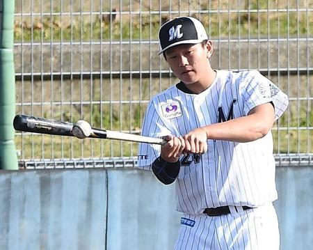 　吉井監督が和製大砲として期待を寄せる山本大斗