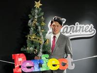 　５０００万増で契約を更改した佐々木朗（代表撮影）