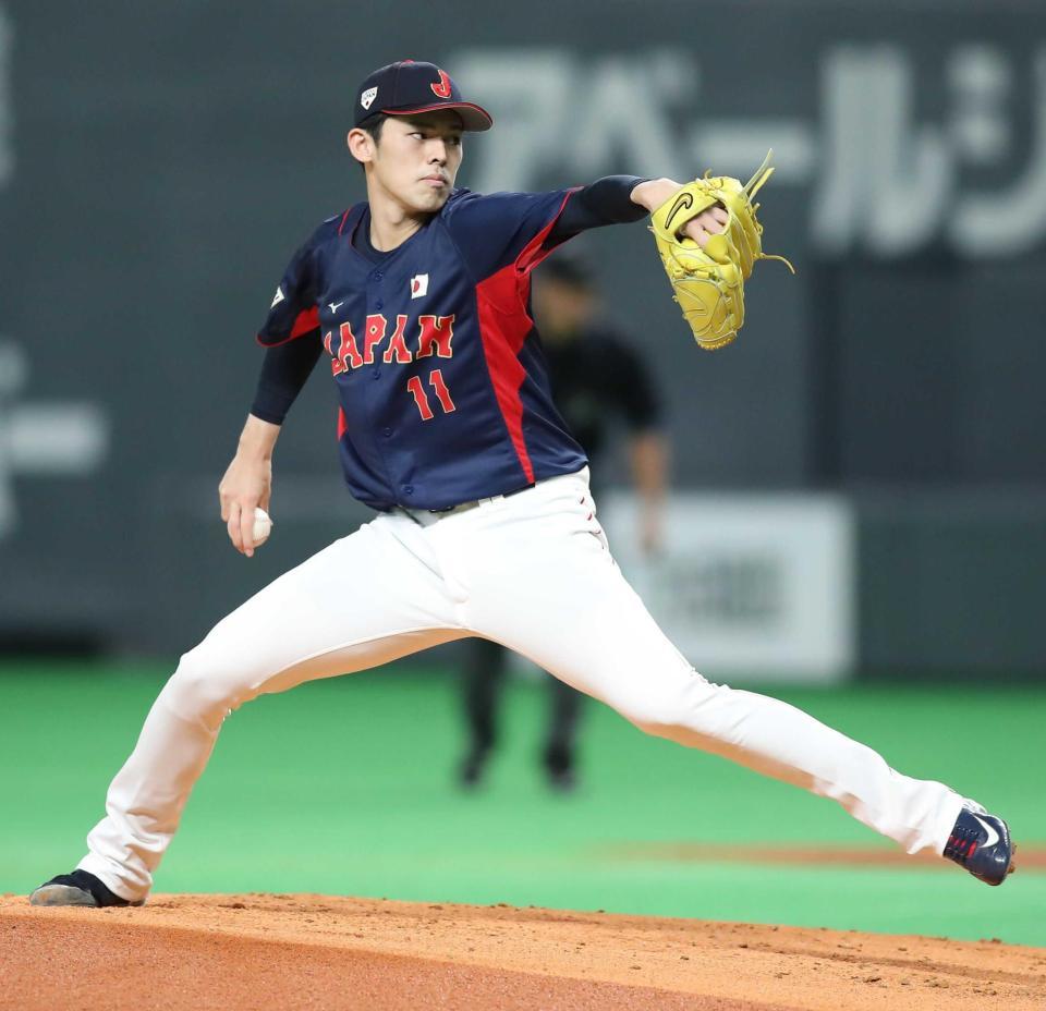 2023 WBC 優勝記念 侍ジャパン 14 佐々木朗希選手 タンブラー黒+金-