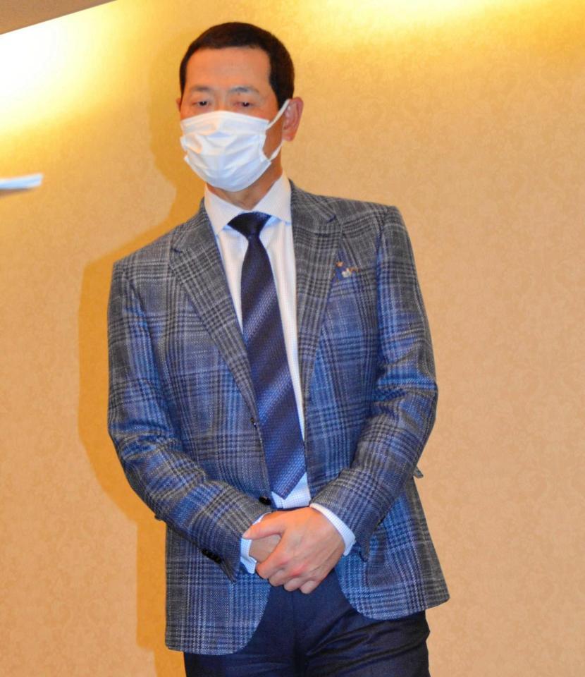 　総会に出席したＰＬ学園ＯＢ会長・桑田巨人ファーム総監督