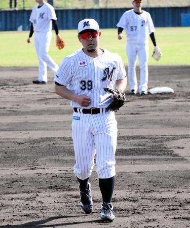 　キャンプ初日から気合十分の大下