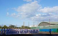 　快晴の中スタートしたヤクルトキャンプ（撮影・高石航平）