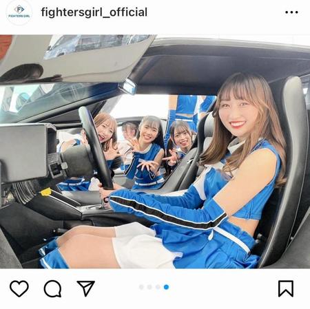 　ファイターズガールの公式インスタグラム＠ｆｉｇｈｔｅｒｓｇｉｒｌ＿ｏｆｆｉｃｉａｌより