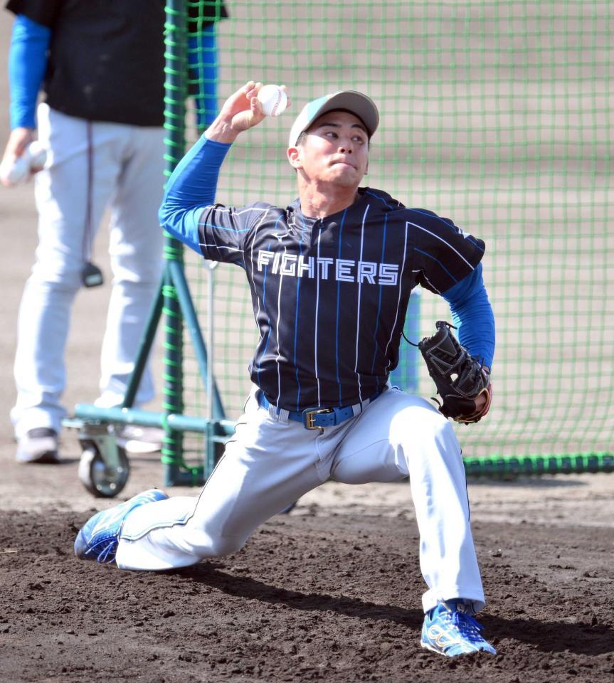 　打撃投手で登板した宮内