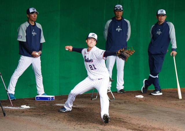 ヤクルト・ドラ１吉村は“実戦式”で調整　高津監督期待「良い球投げてた」