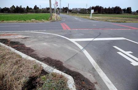 　入来智さんが交通事故に遭った交差点