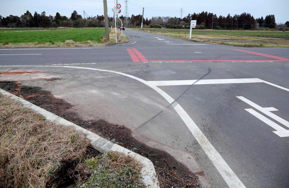　入来智さんが交通事故に遭った交差点