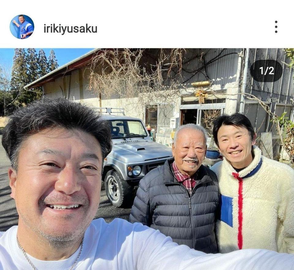 　入来祐作氏のインスタグラム（＠ｉｒｉｋｉｙｕｓａｋｕ）から