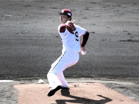 　初先発で２回無失点と好投した荘司