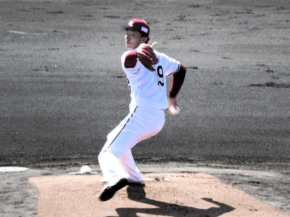 　初先発で２回無失点と好投した荘司