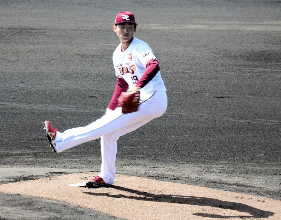 　実戦初登板初先発で２回無失点と好投した荘司